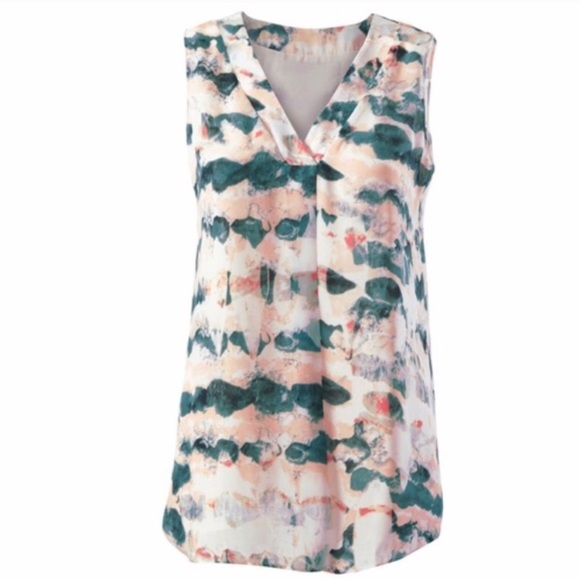 CAbi Tops - CAbi 5035 gelato sleeveless tank top size small